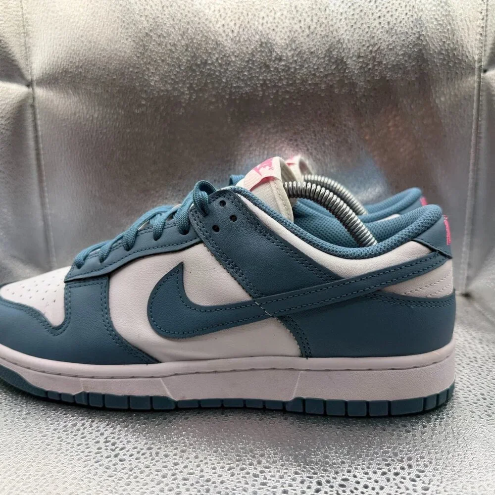 Size 11 Nike Dunk Low South Beach Aqua White Womens Athletic‎ Shoes FJ0739-100
